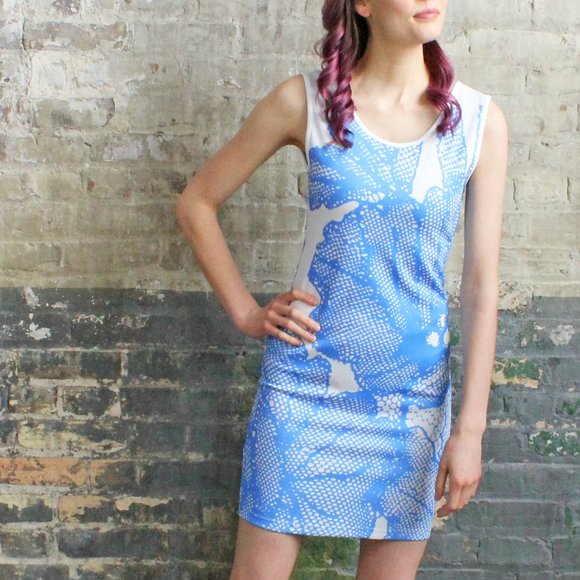 NWT Hibiscus Floral Angeleye Tank Dress S/M/L - Picture 4 of 8